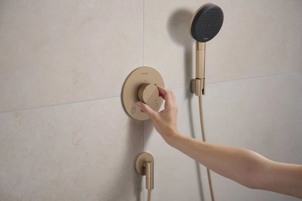 Шлангове підключення Hansgrohe Fixfit S бронза 28882140