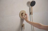 Шлангове підключення Hansgrohe Fixfit S бронза 28882140