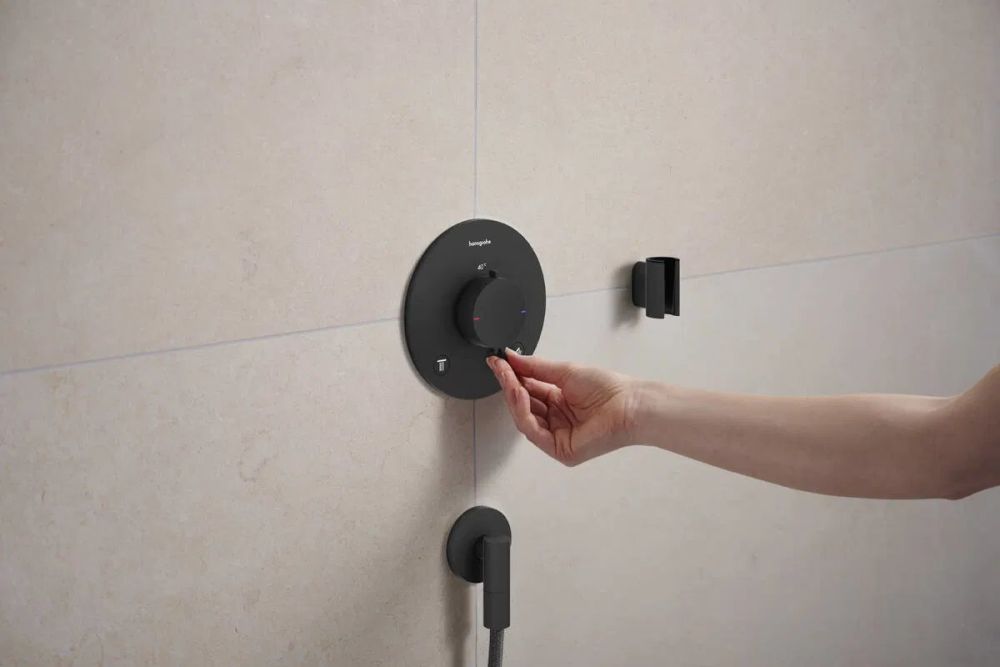 Шлангове підключення Hansgrohe Fixfit S чорний матовий 28882670