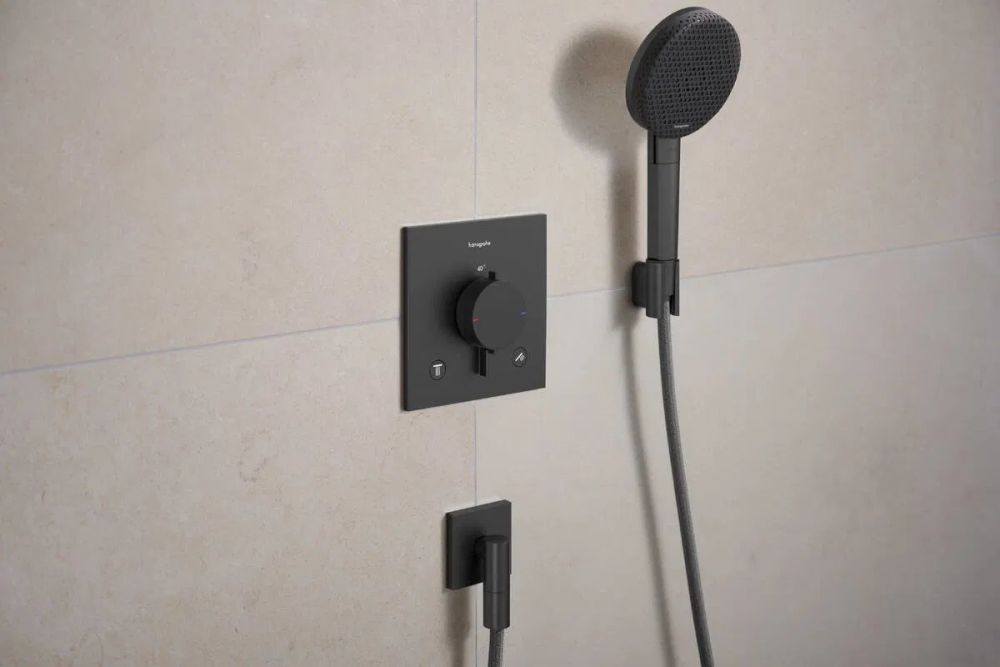 Шлангове підключення Hansgrohe Fixfit E чорний матовий хром 28883340
