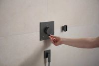 Шлангове підключення Hansgrohe Fixfit E чорний матовий хром 28883340