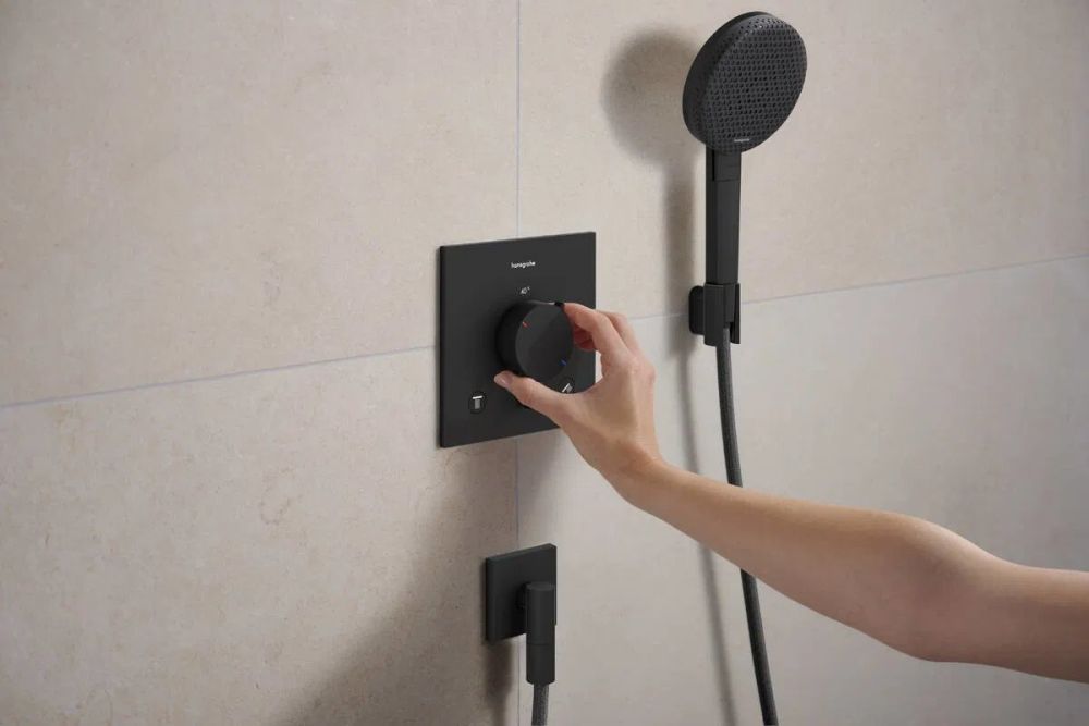 Шлангове підключення Hansgrohe Fixfit E чорний матовий 28883670