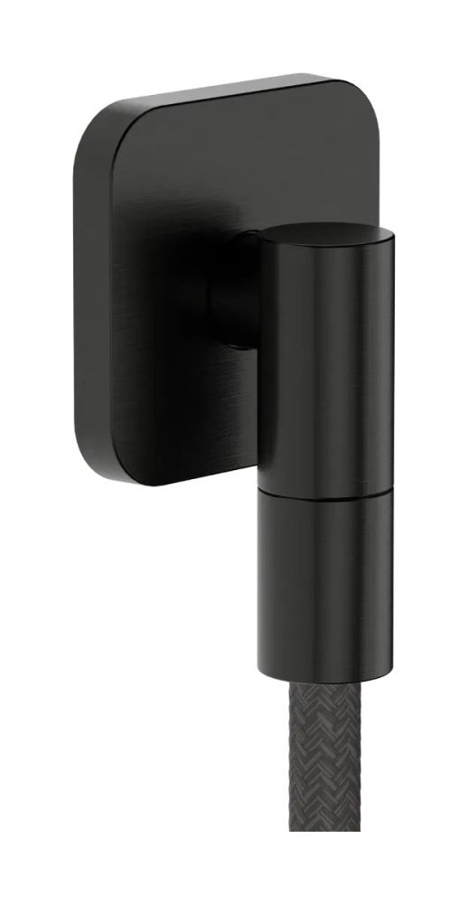 Шланговое подключение Hansgrohe Fixfit Q черный матовый хром 28884340