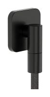 Шланговое подключение Hansgrohe Fixfit Q черный матовый хром 28884340