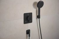 Шланговое подключение Hansgrohe Fixfit Q черный матовый 28884670