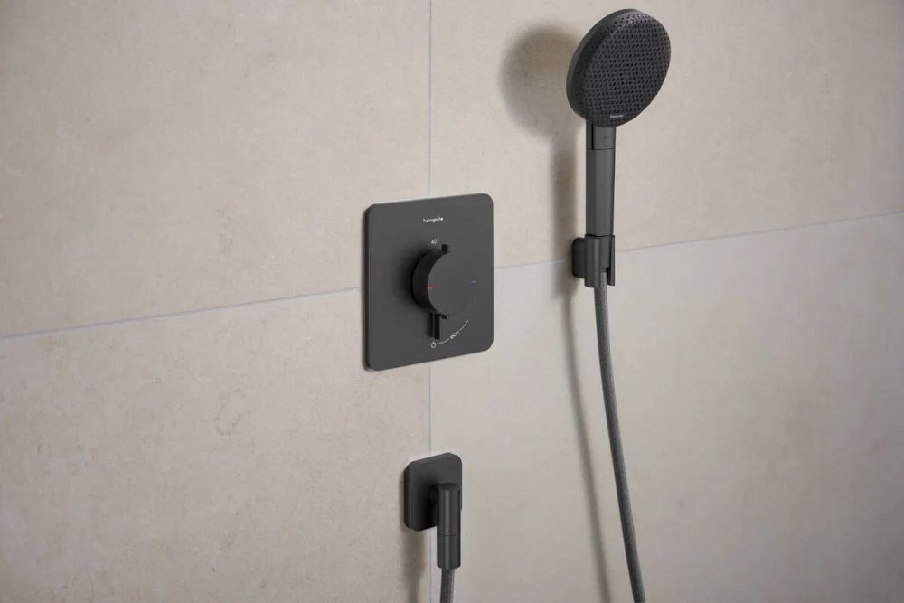 Тримач для ручного душу Hansgrohe Porter Fine чорний матовий хром 28885340