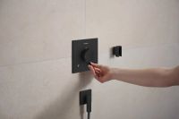 Тримач для ручного душу Hansgrohe Porter Fine чорний матовий 28885670