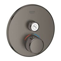 Смеситель скрытого монтажа Grohe Grohtherm SmartControl графит темный матовый 29118AL0