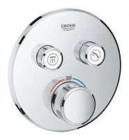 Смеситель скрытого монтажа Grohe Grohtherm SmartControl хром 29119000