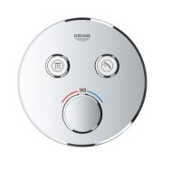 Смеситель скрытого монтажа Grohe Grohtherm SmartControl хром 29119000