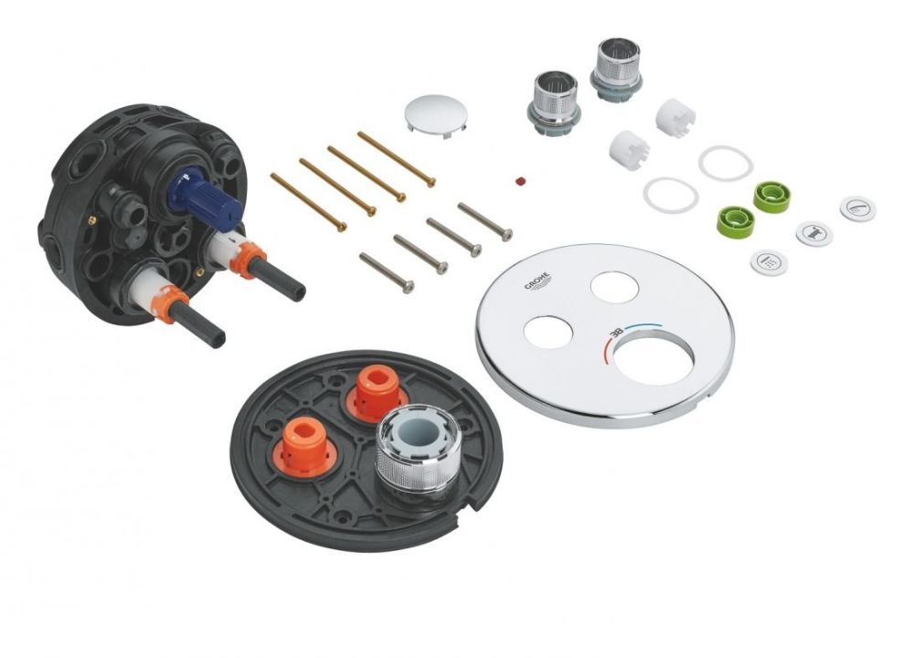 Смеситель скрытого монтажа Grohe Grohtherm SmartControl хром 29119000