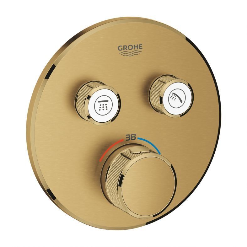 Змішувач прихованого монтажу Grohe Grohtherm SmartControl холодний світанок матовий 29119GN0