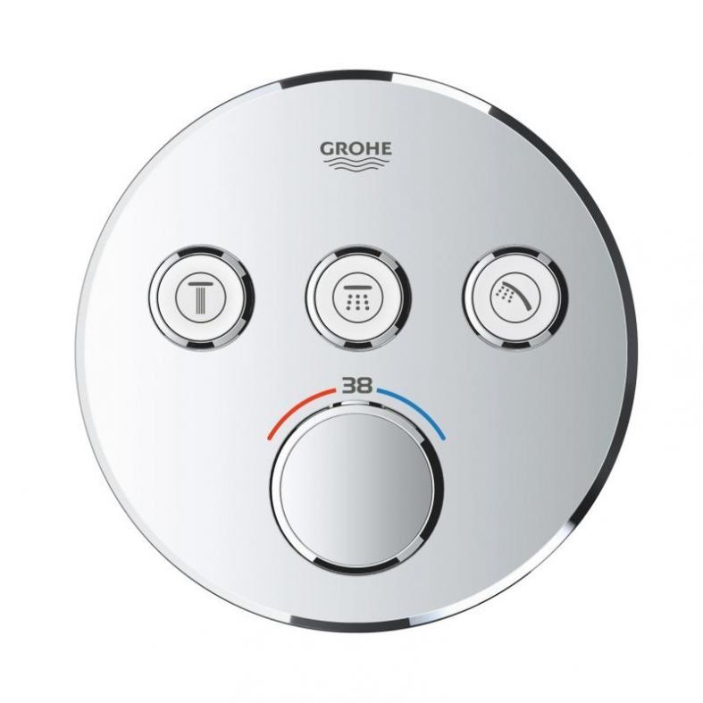 Змішувач прихованого монтажу Grohe Grohtherm SmartControl хром 29121000