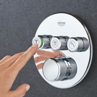 Змішувач прихованого монтажу Grohe Grohtherm SmartControl хром 29121000