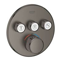 Змішувач прихованого монтажу Grohe Grohtherm SmartControl графіт темний матовий 29121AL0