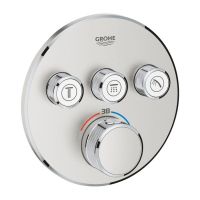 Змішувач прихованого монтажу Grohe Grohtherm SmartControl суперсталь 29121DC0