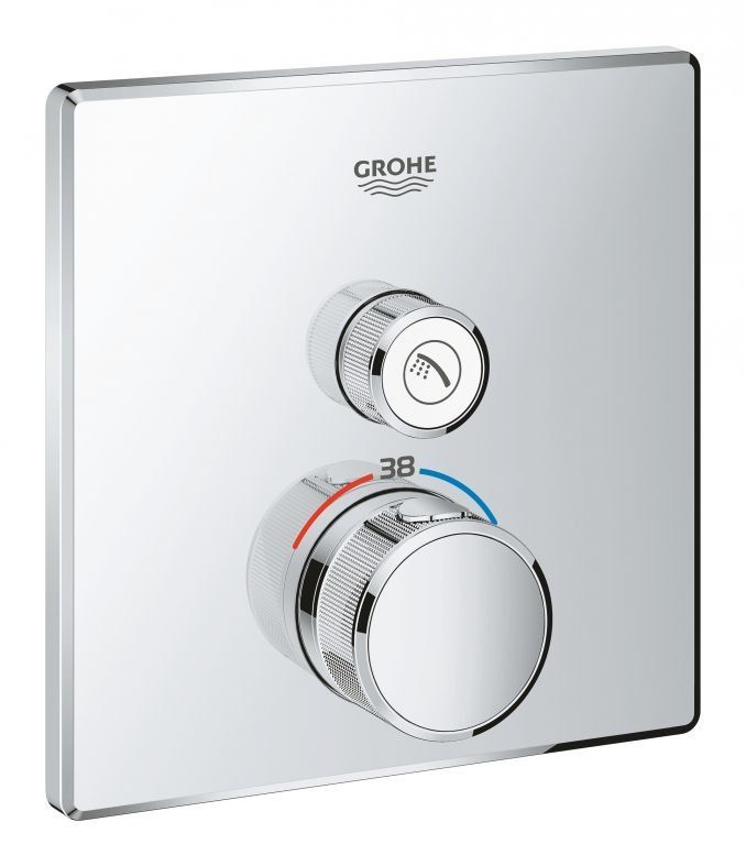 Змішувач прихованого монтажу Grohe Grohtherm SmartControl хром 29123000