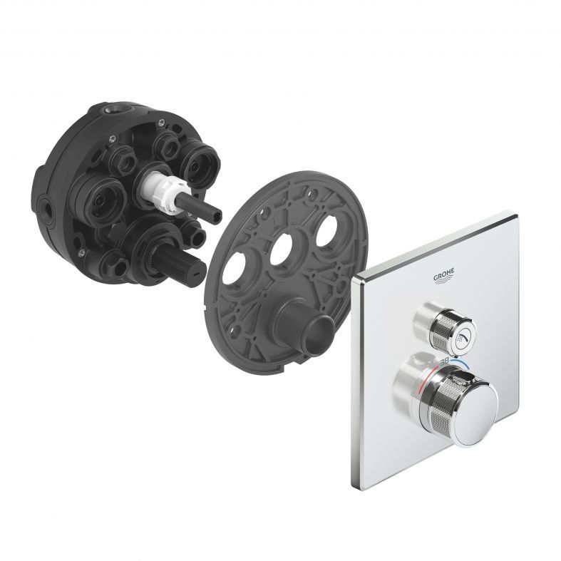Змішувач прихованого монтажу Grohe Grohtherm SmartControl хром 29123000