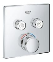 Змішувач прихованого монтажу Grohe Grohtherm SmartControl хром 29124000