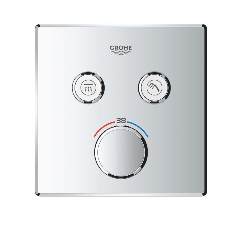 Змішувач прихованого монтажу Grohe Grohtherm SmartControl хром 29124000
