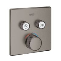 Змішувач прихованого монтажу Grohe Grohtherm SmartControl графіт темний матовий 29124AL0