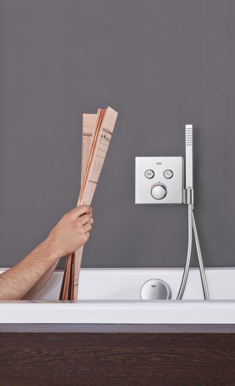 Змішувач прихованого монтажу Grohe Grohtherm SmartControl хром 29125000