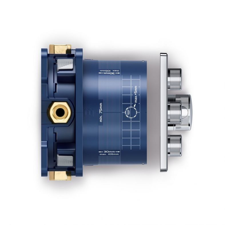 Змішувач прихованого монтажу Grohe Grohtherm SmartControl хром 29126000