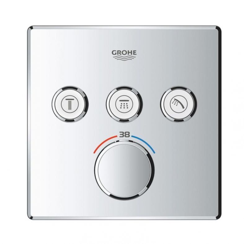 Змішувач прихованого монтажу Grohe Grohtherm SmartControl хром 29126000