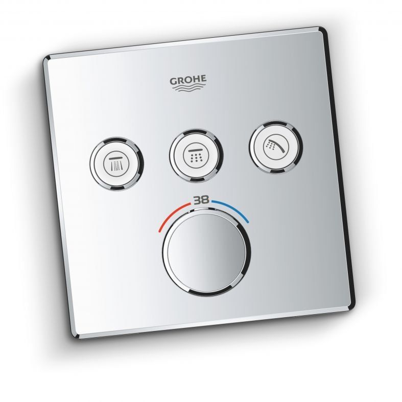 Змішувач прихованого монтажу Grohe Grohtherm SmartControl хром 29126000