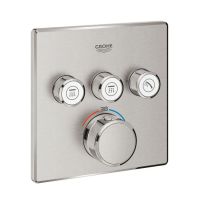 Змішувач прихованого монтажу Grohe Grohtherm SmartControl суперсталь 29126DC0