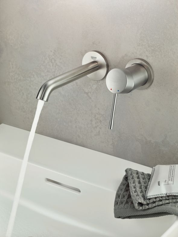 Змішувач для раковини Grohe Essence суперсталь 29193DC1