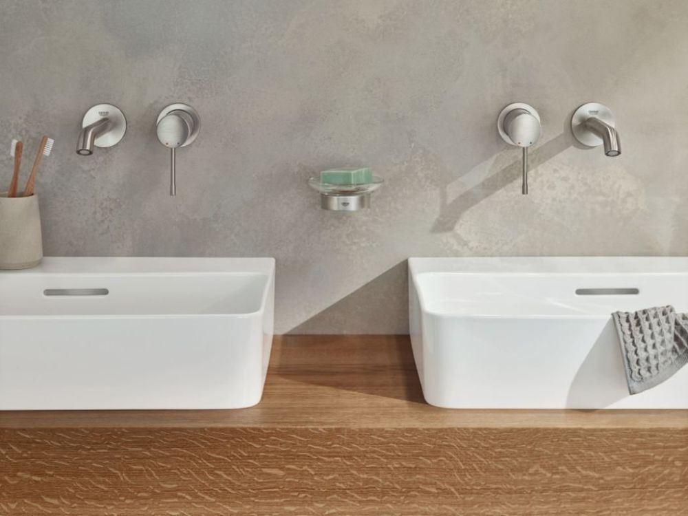 Змішувач для раковини Grohe Essence суперсталь 29193DC1