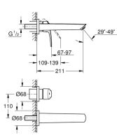 Змішувач для раковини Grohe Eurosmart New хром 29338003