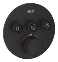 Змішувач прихованого монтажу Grohe Grohtherm SmartControl фантомний чорний 29508KF0