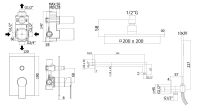 Душевая система скрытого монтажа Paffoni Shower хром KITTA015CR/M