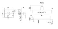 Душевая система скрытого монтажа Paffoni Shower хром KITRIN010CR/M