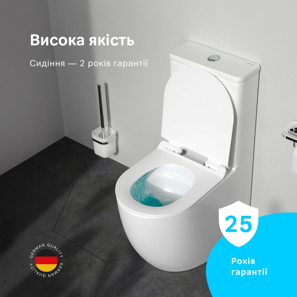  Унитаз напольный Am.Pm Like Aquaspin CLA8600SC с бачком и сиденьем Soft Close