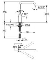 Змішувач для кухні Grohe Essence хром 30269000