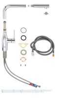 Змішувач для кухні Grohe Essence хром 30270000 з висувною лійкою