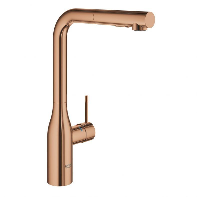 Змішувач для кухні Grohe Essence теплий захід сонця 30270DA0 з висувною лійкою
