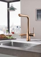 Змішувач для кухні Grohe Essence теплий захід сонця 30270DA0 з висувною лійкою