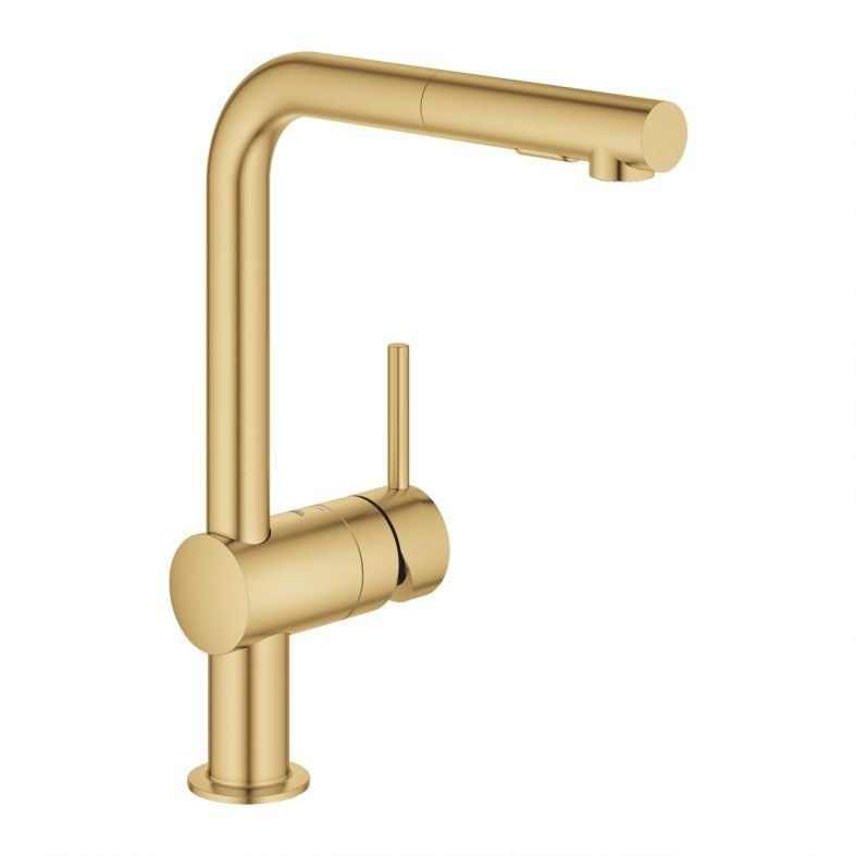 Змішувач для кухні Grohe Minta холодний світанок матовий 30274GN0 з висувною лійкою