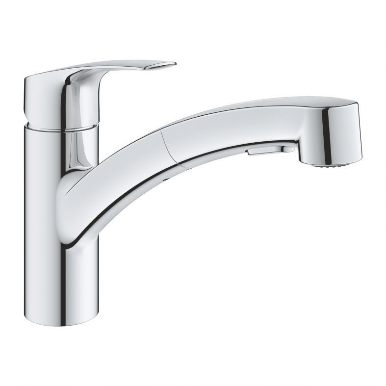 Змішувач для кухні Grohe Eurosmart New хром 30305001 з висувною лійкою