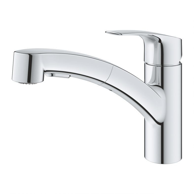 Змішувач для кухні Grohe Eurosmart New хром 30305001 з висувною лійкою
