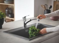 Змішувач для кухні Grohe Eurosmart New хром 30305001 з висувною лійкою