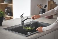 Змішувач для кухні Grohe Eurosmart New хром 30305001 з висувною лійкою