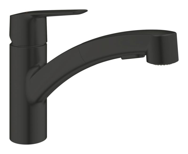 Смеситель для кухни Grohe Start черный матовый 303072431 с выдвижной лейкой