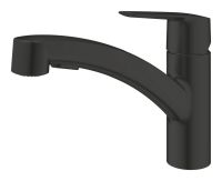 Змішувач для кухні Grohe Start чорний матовий 303072431 з висувною лійкою