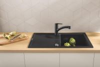 Змішувач для кухні Grohe Start чорний матовий 303072431 з висувною лійкою