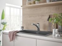 Змішувач для кухні Grohe Via хром 30406000 з висувною лійкою